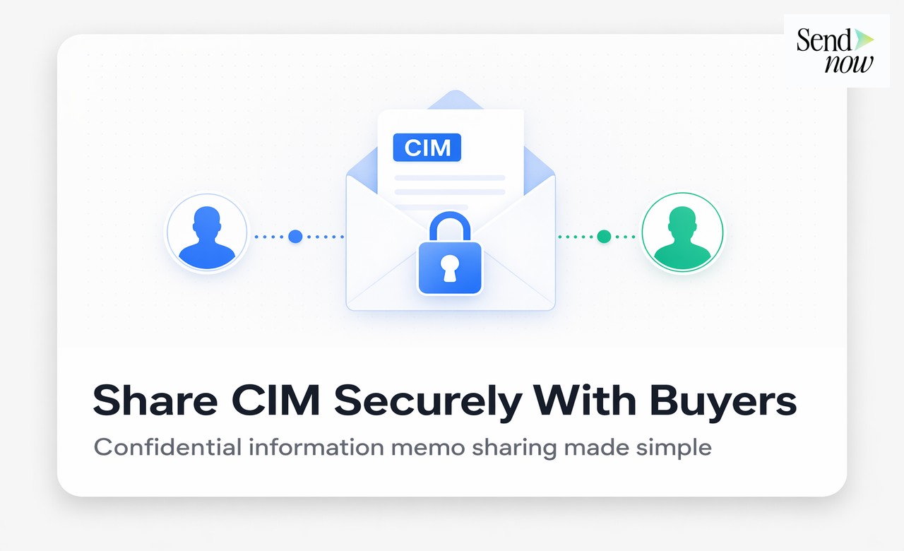 How to Share a CIM Securely With Potential Buyers